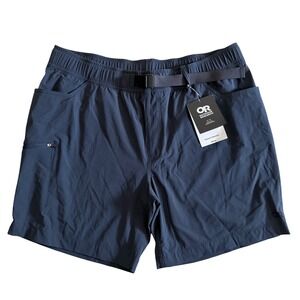 Outdoor Research Mens‎ XXL Navy Blue Performance Unlined Shorts 7" Inseam NWT